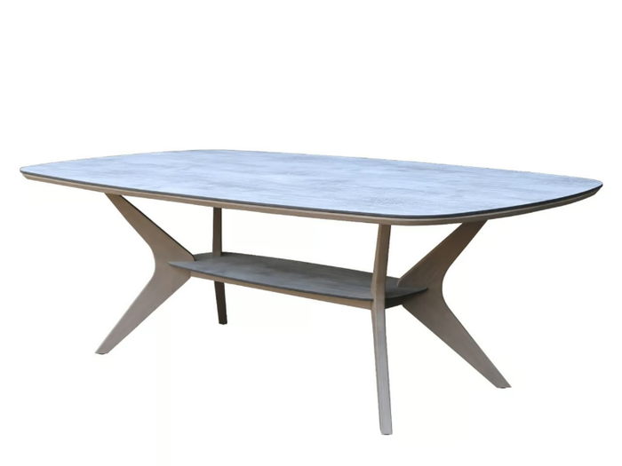 SELVA - Rectangular wooden garden table _ Les Jardins®